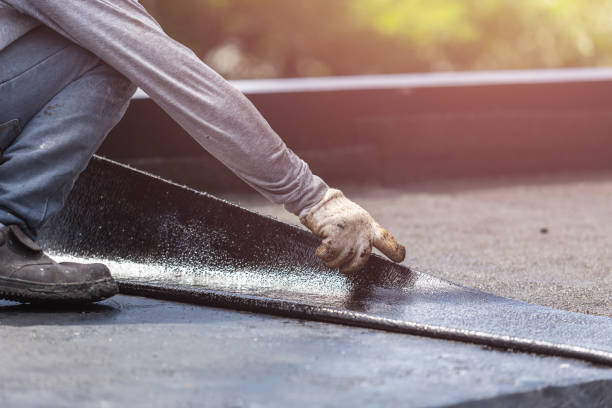 Professional Waterproofing technician working in Anderson, IN
